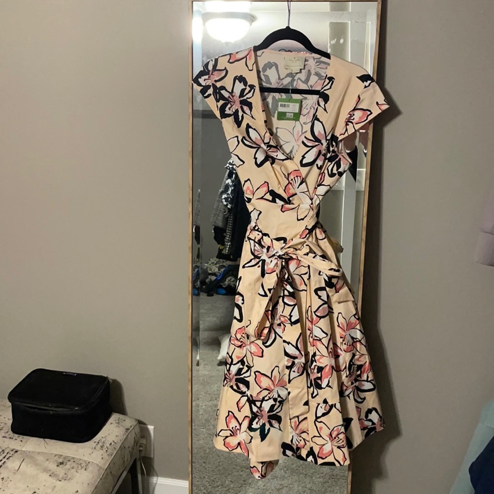 Kate spade tiger lily wrap dress